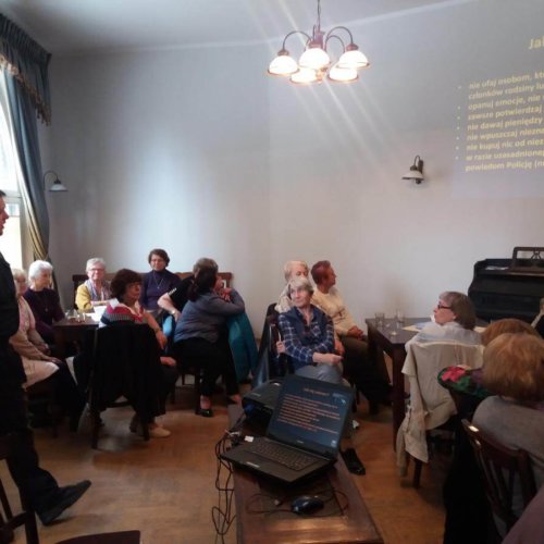 “Bezpieczny Senior” – spotkanie zorganizowane przez Komisariat Policji I w Krakowie